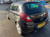 Used Vauxhall Corsa 89 HP (65 kW) 2009 Black Hatchback