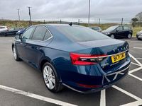 Used Skoda Superb SE L 150 HP (110 kW) 2021 Blue Hatchback