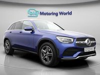 Used Mercedes GLC300e AMG line 272 HP (200 kW) 2022 Blue SUV