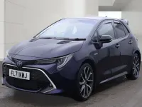 Used Toyota Corolla 2021 Blue and black Hatchback