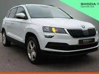 Używany Skoda Karoq SE 150 KM (110 kW) 2020 Biały SUV