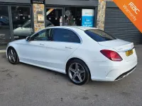Used Mercedes C220 AMG line 170 HP (125 kW) 2015 White Sedan