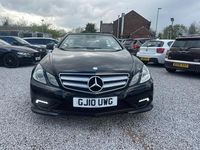Used Mercedes E350 2010 Black Cabriolet