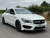 Used Mercedes CLA45 AMG AMG 381 HP (280 kW) 2015 White Coupe