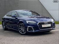 Used Audi A5 Sportback S-Line 200 HP (147 kW) 2022 Blue Hatchback
