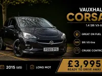 Used Vauxhall Corsa SRi 2015 Black Hatchback