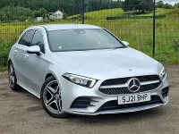 Used Mercedes A220 AMG line 190 HP (139 kW) 2021 Silver Hatchback