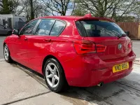 Used BMW 116 Efficient Dynamics 114 HP (83 kW) 2015 Red Hatchback