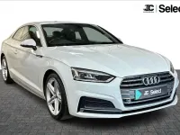Used Audi A5 S-Line 147 HP (108 kW) 2018 White Coupe