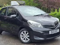 Used Toyota Yaris 101 HP (74 kW) 2013 Black Hatchback