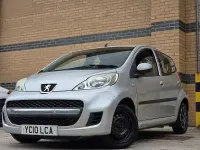 Begagnad Peugeot 107 68 HK (50 kW) 2010 Silver Halvkombi