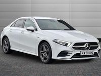 Used Mercedes A250 AMG line 218 HP (160 kW) 2020 Digital white Sedan