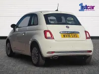 Used Fiat 500 Lounge 69 HP (50 kW) 2018 White Hatchback