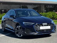 Begagnad Audi A3 S-Line 150 HK (110 kW) 2025 Blå Sedan