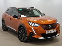 Used Peugeot e-2008 Premium 100 kW (136 HP) 2021 Orange SUV