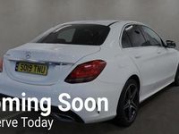 Used Mercedes C300 AMG line 245 HP (180 kW) 2019 White Sedan