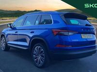 Used Skoda Kodiaq SE L Executive 150 HP (110 kW) 2022 Race blue metallic SUV