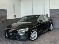 Used Audi A3 S-Line 190 HP (139 kW) 2019 Black Sedan