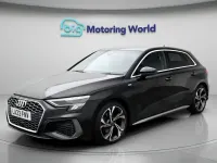 Used Audi A3 S-Line 110 HP (80 kW) 2023 Black Sedan