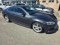 Used Audi A5 S-Line 190 HP (139 kW) 2018 Grey Coupe