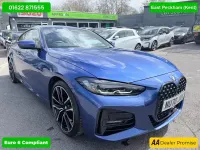 Begagnad BMW 420 M Sport 2021 Blå Sportkupé