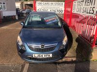 Used Vauxhall Zafira Tourer SRi 165 HP (121 kW) 2014 Blue MPV