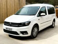 Begagnad VW Caddy Maxi Life 2019 Vit Minibuss
