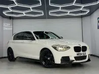 Begagnad BMW 120 M Sport 2013 Vit Halvkombi