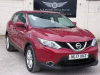 Used Nissan Qashqai Acenta 110 HP (80 kW) 2017 Red SUV