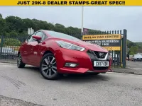 Used Nissan Micra Acenta 90 HP (66 kW) 2017 Red Hatchback