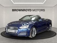 Used Audi A5 Cabriolet S-Line 190 HP (139 kW) 2017 Blue Cabriolet