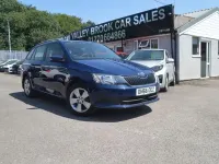 Used Skoda Fabia SE 90 HP (66 kW) 2017 Blue Estate
