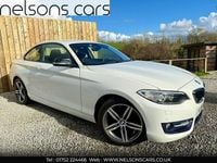 Used BMW 220 Sport Line 2016 White Coupe
