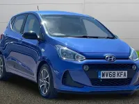 Used Hyundai i10 GO! 67 HP (49 kW) 2018 Blue Hatchback