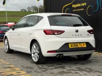 Used Seat Leon FR 184 HP (135 kW) 2016 White Hatchback