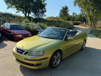 Used Saab 9-3 Vector 147 HP (108 kW) 2006 Yellow Cabriolet