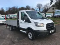 Used Ford Transit S 130 HP (95 kW) 2021 White Cabriolet