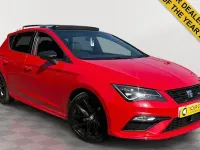 Used Seat Leon Black Edition 150 HP (110 kW) 2020 Red Hatchback