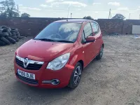 Used Vauxhall Agila S 68 HP (50 kW) 2013 Red MPV