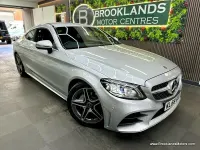 Used Mercedes C200 AMG Line Premium 2019 Silver Coupe