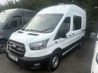 Used Ford Transit 105 HP (77 kW) 2023 White Van