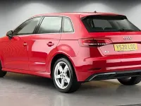 Used Audi A3 Sportback e-tron Advanced 2020 Tango red metallic/tango red metallic Hatchback