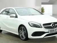 Used Mercedes A180 AMG line 2016 White Hatchback
