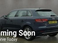 Used Audi A3 Sportback Sport 150 HP (110 kW) 2017 Blue Hatchback