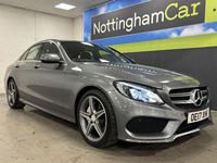 Used Mercedes C220 AMG line 170 HP (125 kW) 2017 Grey Sedan