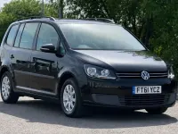 Used VW Touran S 105 HP (77 kW) 2012 Black MPV