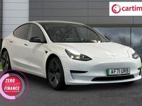Used Tesla Model 3 Standard Range Plus 366 kW (498 HP) 2021 White Sedan