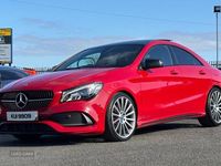 Used Mercedes CLA220 AMG line 177 HP (130 kW) 2017 Red Sedan