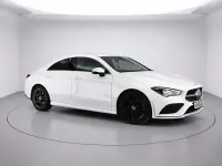 Used Mercedes CLA200 AMG line 163 HP (119 kW) 2019 White Coupe