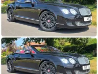 Used Bentley Continental 600 HP (441 kW) 2009 Black Cabriolet